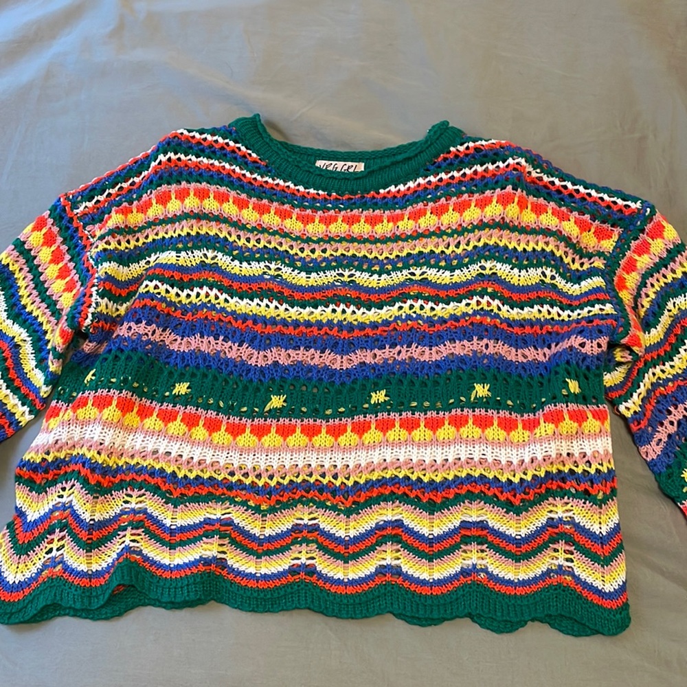 Colorful Knit Sweater